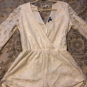 Express lace romper